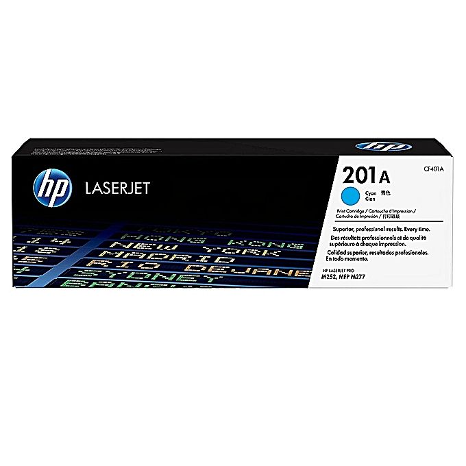 HP 201A Cyan Toner LaserJet  authentique