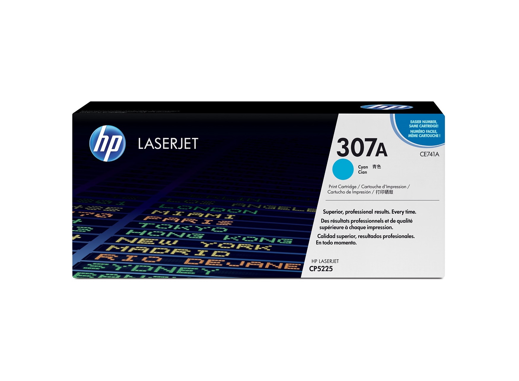 HP 307A cyan toner LaserJet – CE741A