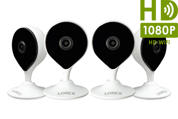 Caméra  Wi-Fi intérieure Full HD 1080p intelligente (Pack de 4) W261ASC-4PK