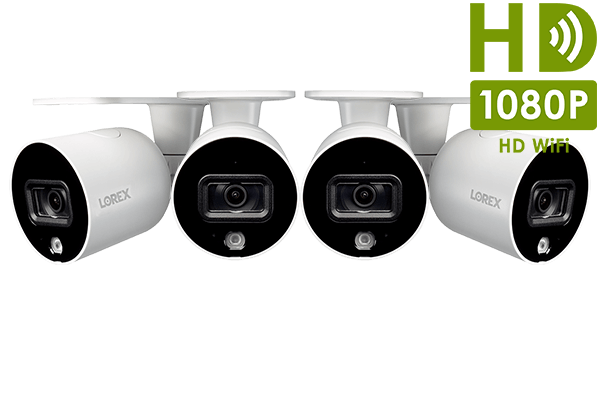 Caméra WiFi extérieure HD 1080p intelligente (Pack de 4) W281AA-4PK