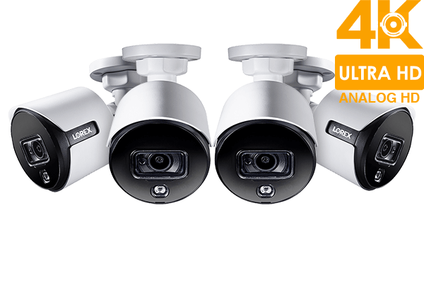 Caméra interieur-extérieure 4K Ultra HD vision nocturne en couleur (8MP)  (pack de 4) C881DA-4PK