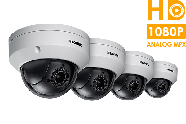 Caméra PTZ extérieure MPX HD 1080p  zoom optique 4x (pack de 4) LZV2622BW-4PK