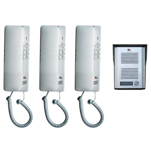 Interphone avec trois unités intérieures RL-3203AAA